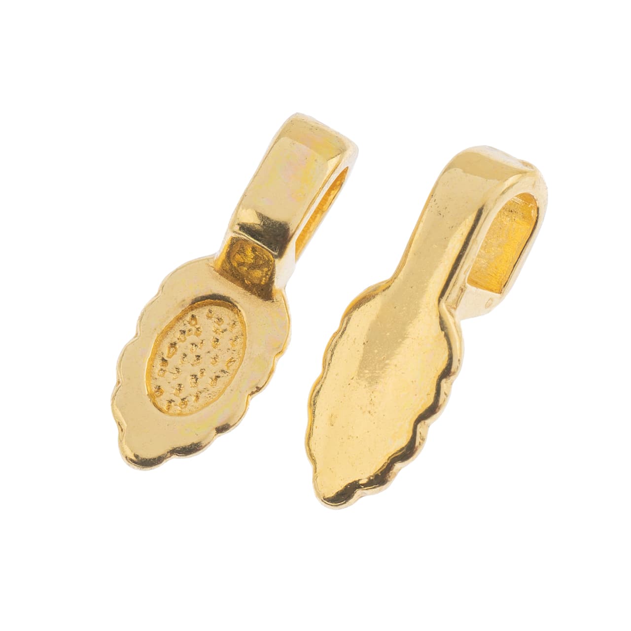 John Bead Must Have Findings 15mm Glue-On Bails, 5ct.